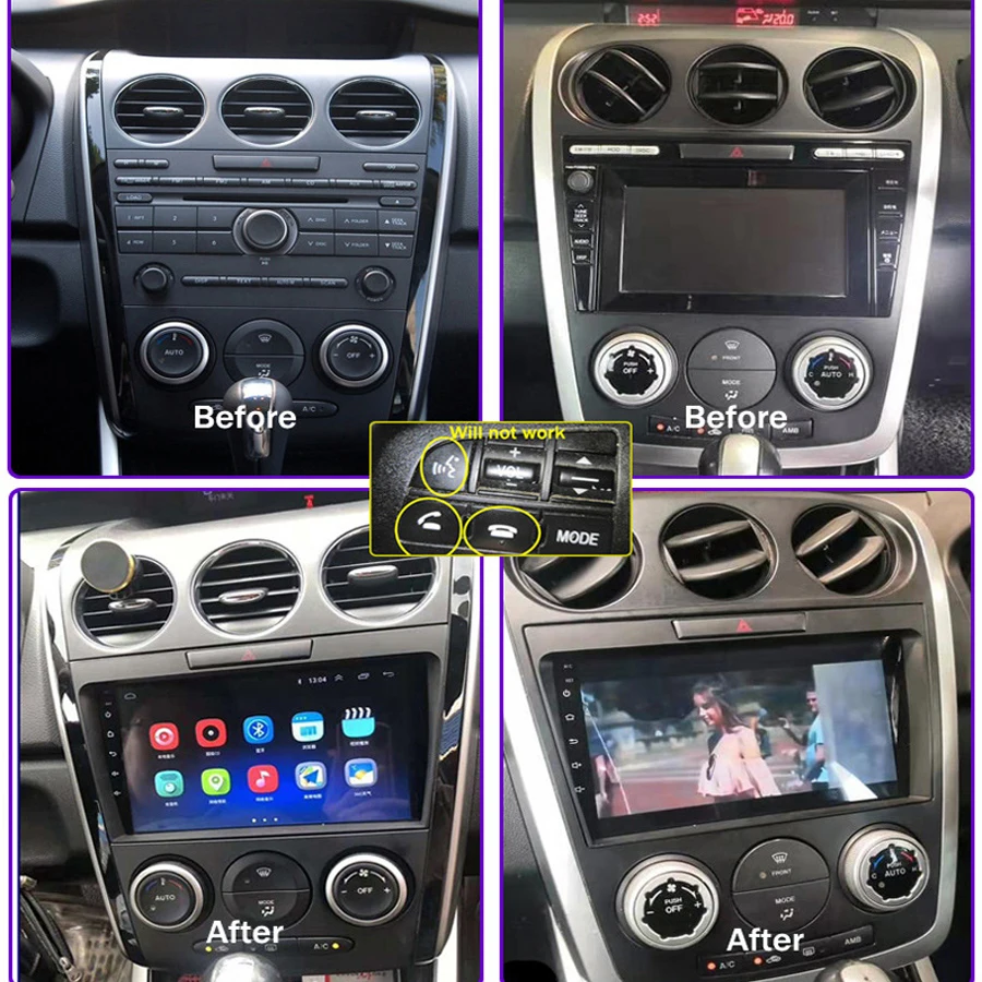 Car Radio For Mazda CX7 CX-7 CX 7 ER 2008-2012 Android Stereo Car Multimedia Player GPS Navi Video Audio IPhone Carplay FM TV
Car Radio For Mazda CX7 CX-7 CX 7 ER 2008-2012 Android Stereo Car Multimedia Player GPS Navi Video Audio IPhone Carplay FM TV