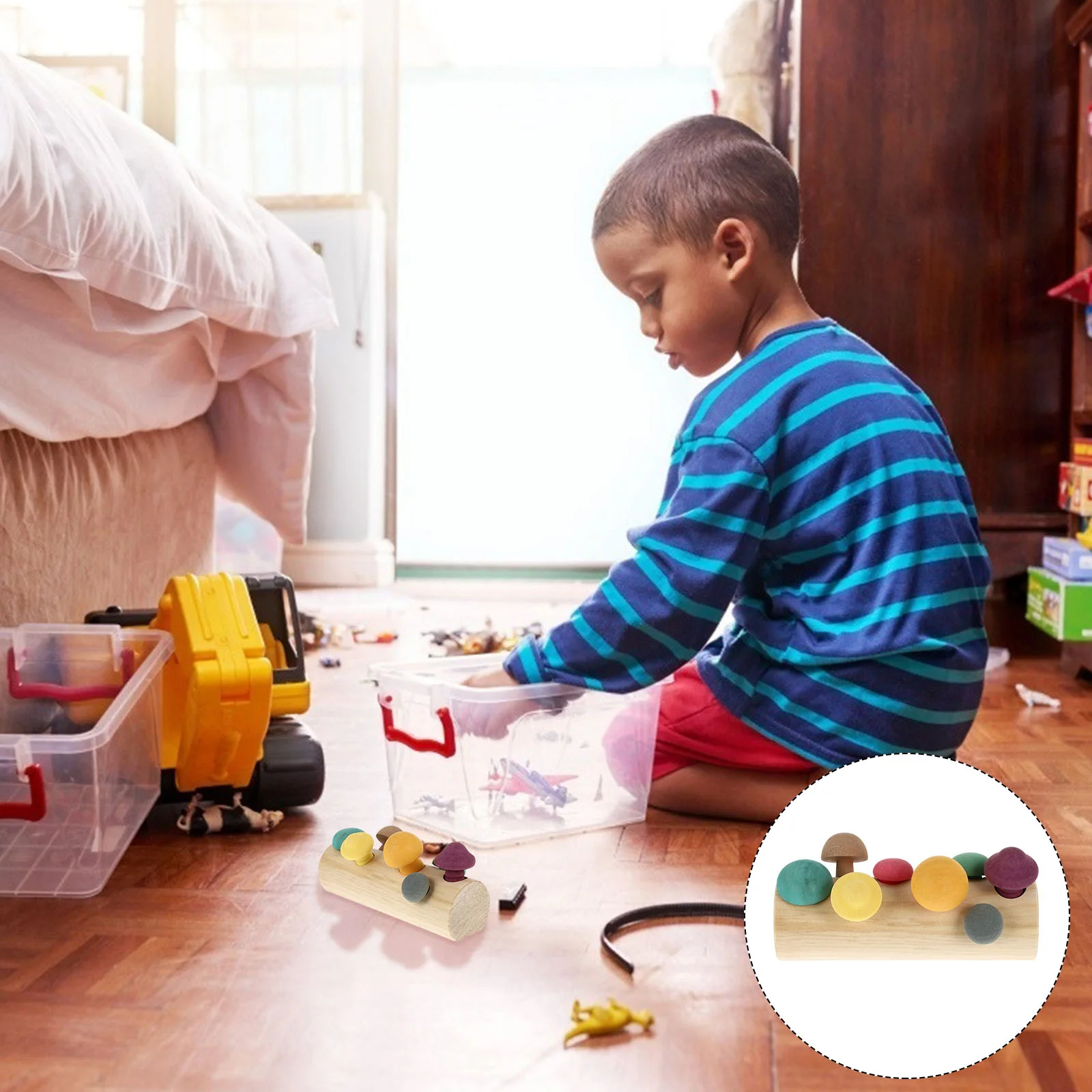 11 Set Mushroom Picking Toy Kids Creative Toys Wooden Cognitive Puzzle Educational Plaything Matching Playthings
11 Set Mushroom Picking Toy Kids Creative Toys Wooden Cognitive Puzzle Educational Plaything Matching Playthings