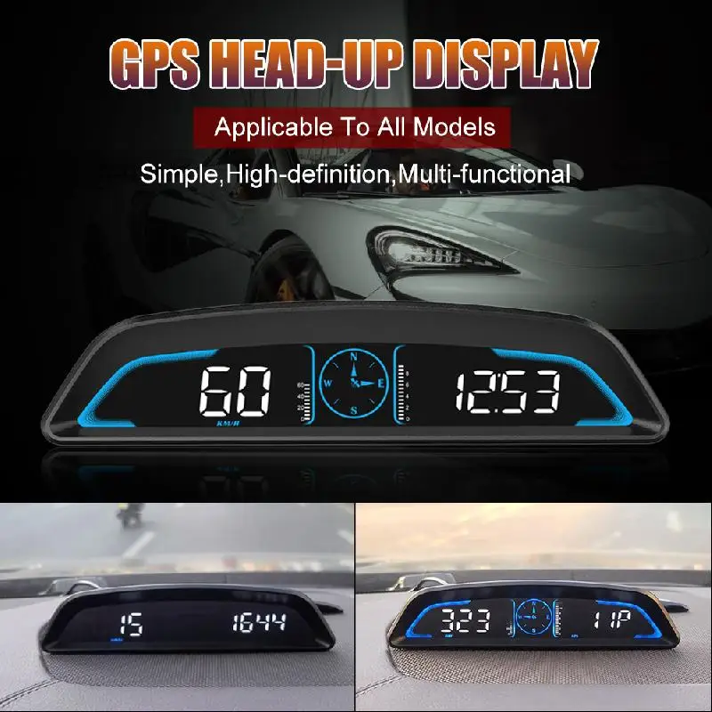 HUD Car Head Up Display Speedometer Digital LED Display On Board Windshield Projector Overspeed Alarm Car Electronic Accessories
HUD Car Head Up Display Speedometer Digital LED Display On Board Windshield Projector Overspeed Alarm Car Electronic Accessories