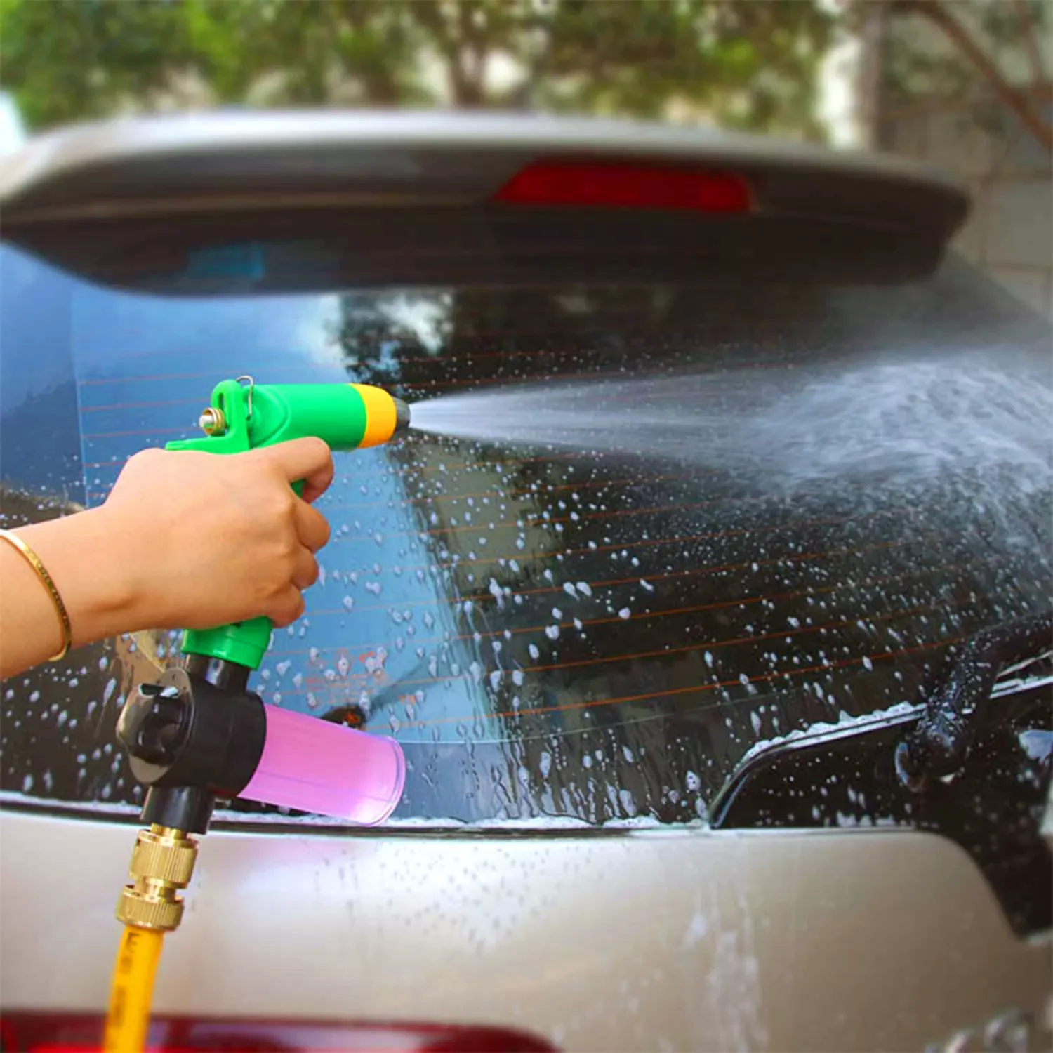 100ml Car Washer Foam Pot Car Washing Lance Clean High Pressure Car Wash Foam Gun Foamer Sprayer Pump Bottle Applicable
100ml Car Washer Foam Pot Car Washing Lance Clean High Pressure Car Wash Foam Gun Foamer Sprayer Pump Bottle Applicable