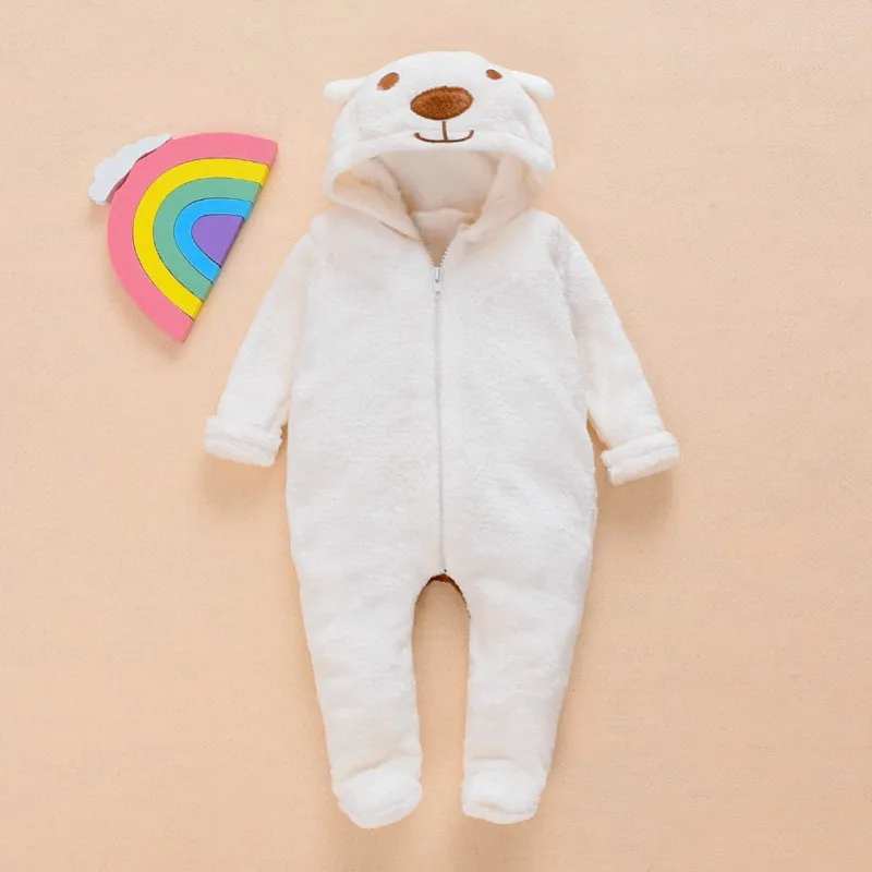Baby Cute Cartoon Bear Baby Rompers Winter Pajamas Cotton Baby Boy Girls Animal Costume Baby Zipper Jumpsuit 0-24 Months
Baby Cute Cartoon Bear Baby Rompers Winter Pajamas Cotton Baby Boy Girls Animal Costume Baby Zipper Jumpsuit 0-24 Months