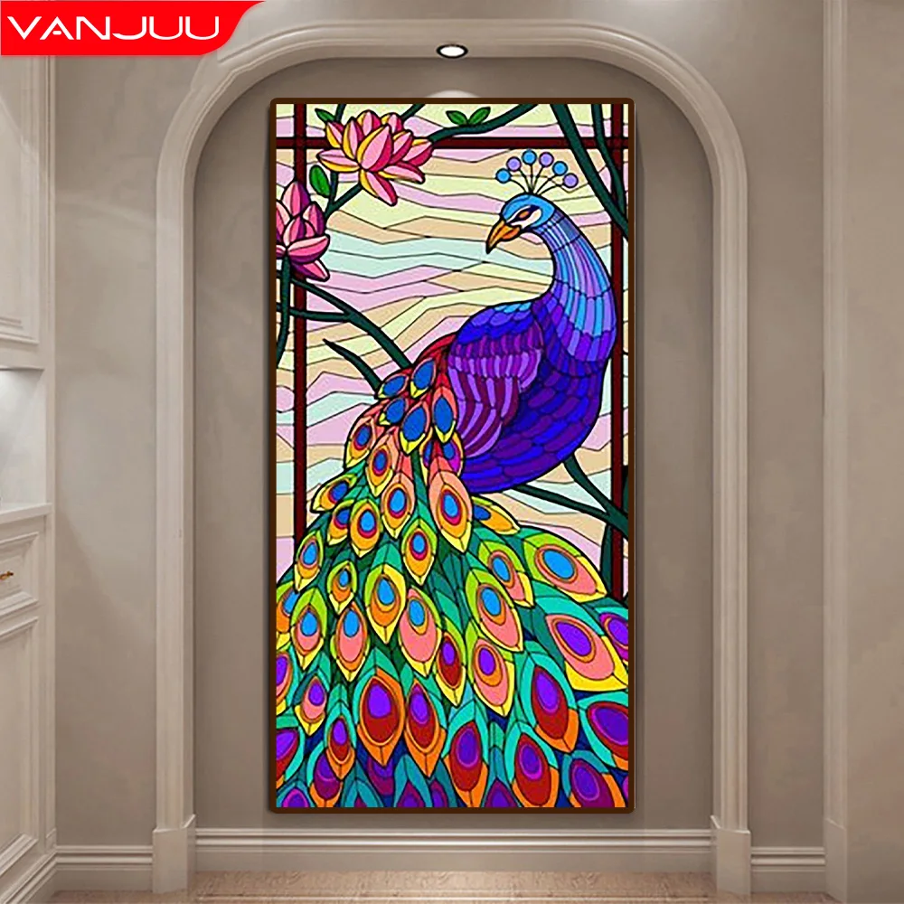 Peacock 5D Diamond Painting Peacock Full Drill Diamond Mosaic Animal Diamond Embroidery Kits DIY Rhinestones Home Decor Gift
Peacock 5D Diamond Painting Peacock Full Drill Diamond Mosaic Animal Diamond Embroidery Kits DIY Rhinestones Home Decor Gift