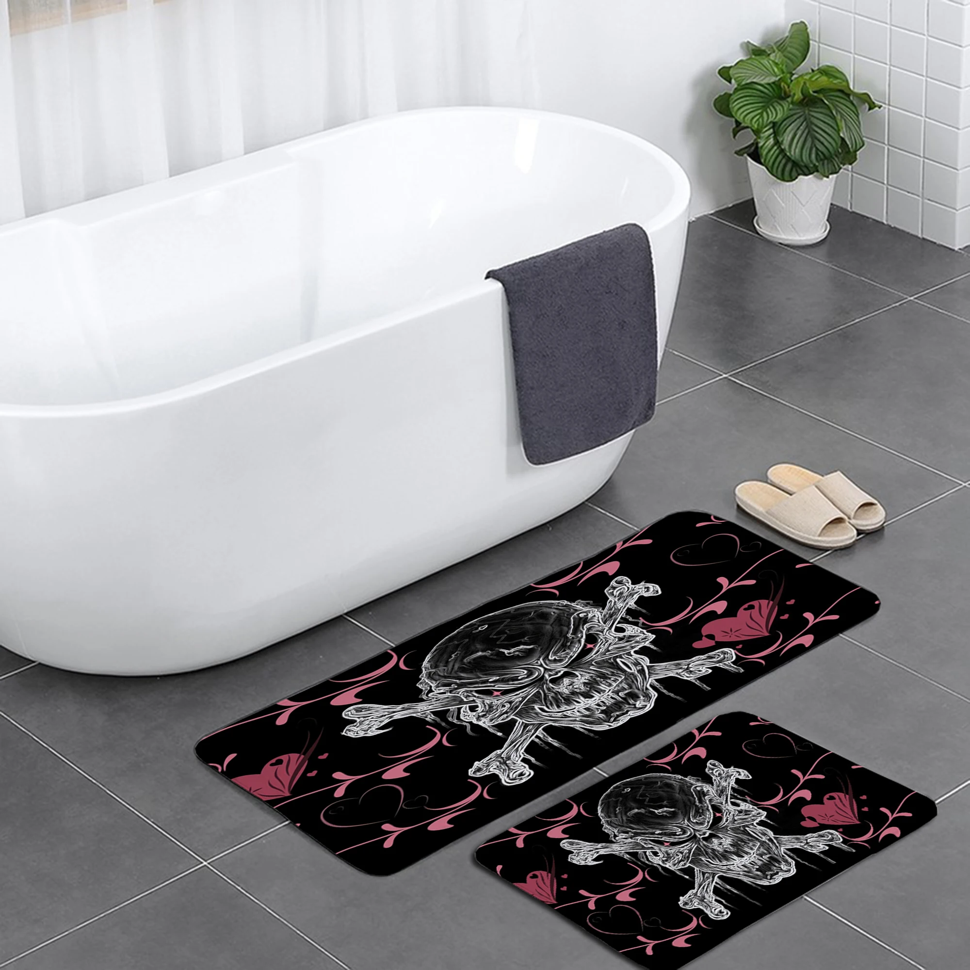 Skull Camper Carpet Bathroom Entrance Doormat Bath Indoor Floor Rugs Absorbent Mat Anti-slip Kitchen Rug
Skull Camper Carpet Bathroom Entrance Doormat Bath Indoor Floor Rugs Absorbent Mat Anti-slip Kitchen Rug