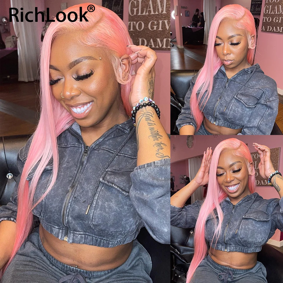 100% Human Hair Lace Front Wig Long Straight Pink Colorful Cosplay Frontal Wigs For Black Women Drop Shipping 613 HD Swiss Lace
100% Human Hair Lace Front Wig Long Straight Pink Colorful Cosplay Frontal Wigs For Black Women Drop Shipping 613 HD Swiss Lace