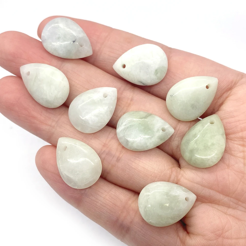 Natural Stone Lovely Teardrop Shape Agate Pendant Fashion Jewelry Partial Hole Ladies Necklace Accessories Green Dongling 3x18mm
Natural Stone Lovely Teardrop Shape Agate Pendant Fashion Jewelry Partial Hole Ladies Necklace Accessories Green Dongling 3x18mm