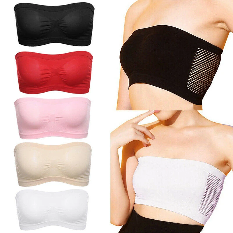 Supportive Bandeau Bra Women's Angel Seamless Underwire Wireless Padded Women's Bandeau Bra Newly
Supportive Bandeau Bra Women's Angel Seamless Underwire Wireless Padded Women's Bandeau Bra Newly