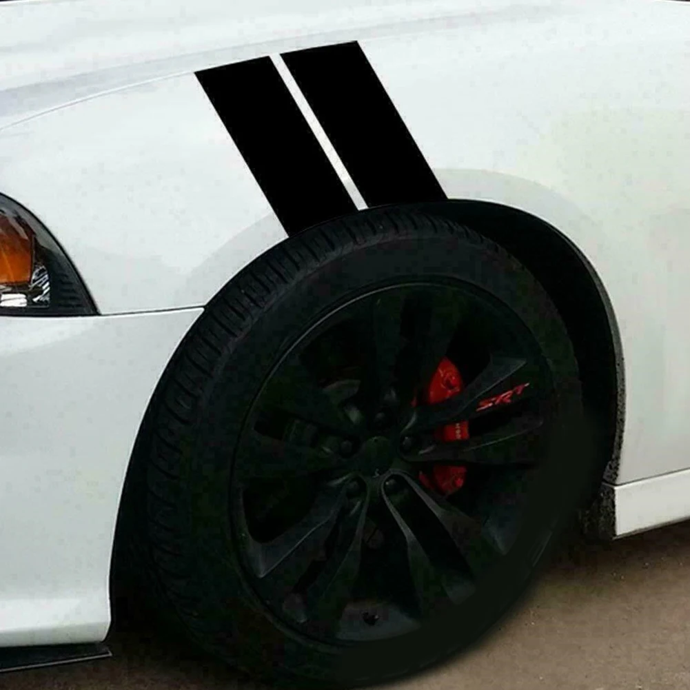 Decal Hood Fender Stripe 4 Pieces Car Decor Glossy BLACK Kit Removal Set
Decal Hood Fender Stripe 4 Pieces Car Decor Glossy BLACK Kit Removal Set