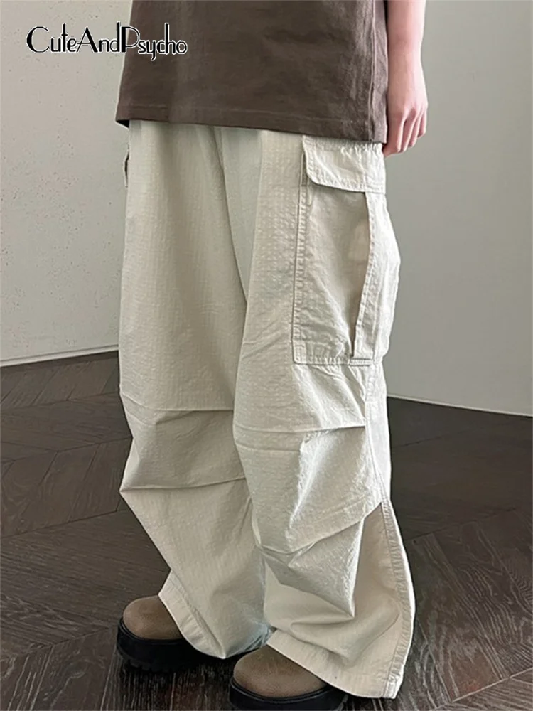 Cuteandpsycho Oversized Loose Baggy Sweat Cargo Pants Joggers Sporty Wide Leg Casual Trousers Fashion Solid Pockets Y2K Bottoms
Cuteandpsycho Oversized Loose Baggy Sweat Cargo Pants Joggers Sporty Wide Leg Casual Trousers Fashion Solid Pockets Y2K Bottoms