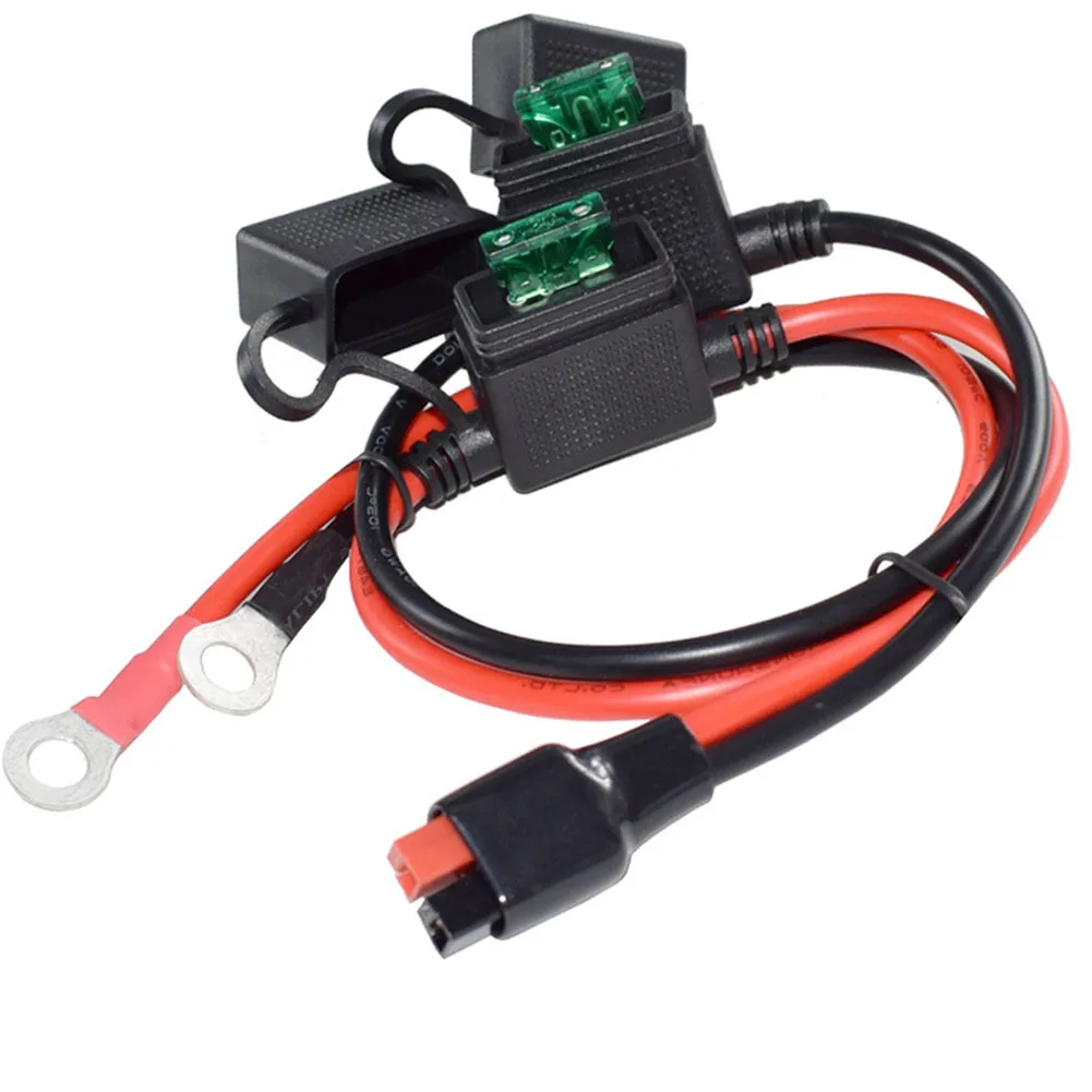 Durable Plug Wire Connector PVC Red And Black To O-Terminal Connector With 30A Fuse 105°C Electrical Equipment
Durable Plug Wire Connector PVC Red And Black To O-Terminal Connector With 30A Fuse 105°C Electrical Equipment