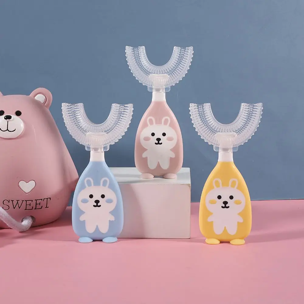 Old Rabbit Baby Kids Cartoon Handheld Oral Care Teeth Cleaner U-shape Baby Toothbrush Children Silicone Toothbrush
Old Rabbit Baby Kids Cartoon Handheld Oral Care Teeth Cleaner U-shape Baby Toothbrush Children Silicone Toothbrush