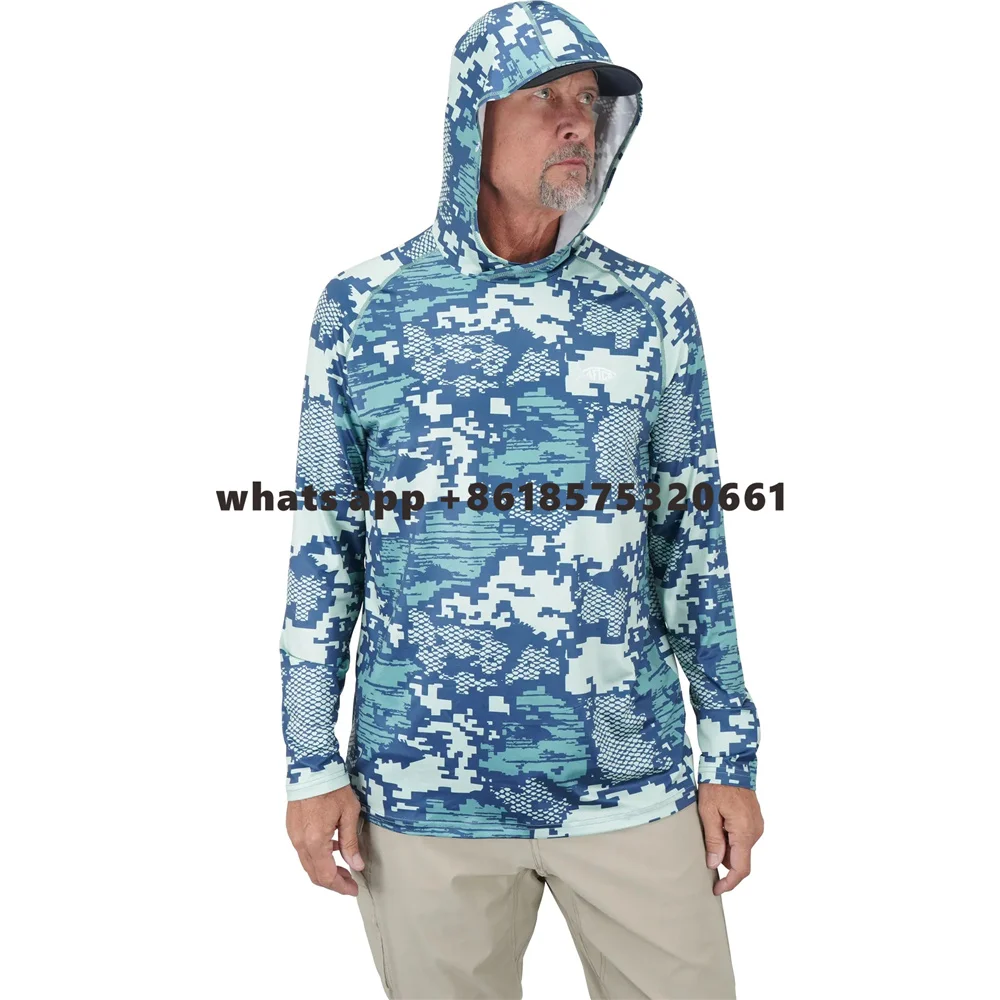 Aftco Men's Fishing Hoodie Long Sleeve Uv Resistant Quickdry Fishing Suit Breathable Team Custom Fishing Shirt Ropa Pesca Hombre
Aftco Men's Fishing Hoodie Long Sleeve Uv Resistant Quickdry Fishing Suit Breathable Team Custom Fishing Shirt Ropa Pesca Hombre