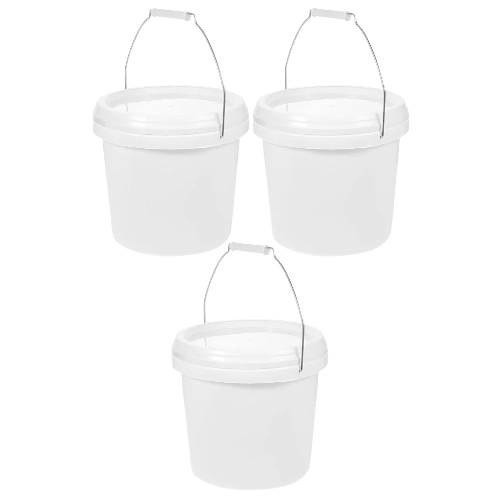 3 Pcs Iron Bucket Paint Favor Containers Color Mixing Cans Portable Keg Lid Pigment Practical
3 Pcs Iron Bucket Paint Favor Containers Color Mixing Cans Portable Keg Lid Pigment Practical