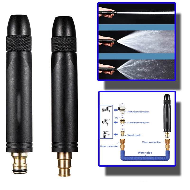 High Pressure Car Washer Wand Water Gun Metal Foam Throwing Washer Sprayer Garden Watering Cleaning Tools
High Pressure Car Washer Wand Water Gun Metal Foam Throwing Washer Sprayer Garden Watering Cleaning Tools