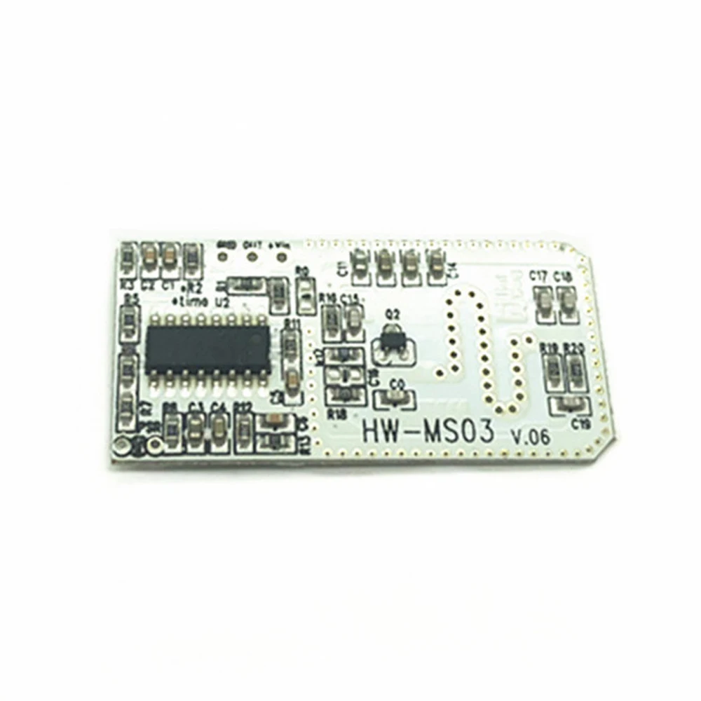High Performance Motion Sensor HW-MS03 2.4GHz to 5.8GHz Microwave Radar Human body induction PIR switch Module for Arduino Diy
High Performance Motion Sensor HW-MS03 2.4GHz to 5.8GHz Microwave Radar Human body induction PIR switch Module for Arduino Diy