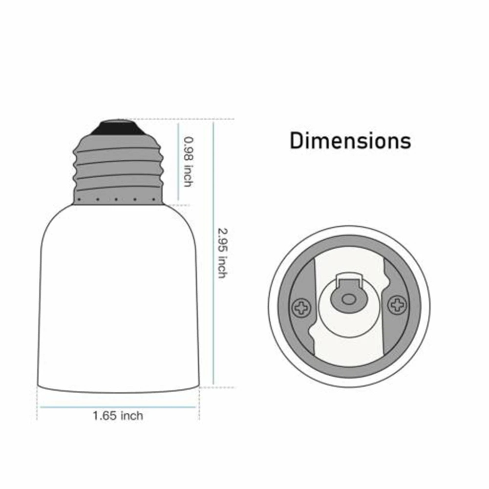 Light Sockets Lamp Holder Base Adapter E26/E27 To E39/E40 Lamp Holder Light Bulb Light Sockets E26 To E39 Adapter
Light Sockets Lamp Holder Base Adapter E26/E27 To E39/E40 Lamp Holder Light Bulb Light Sockets E26 To E39 Adapter