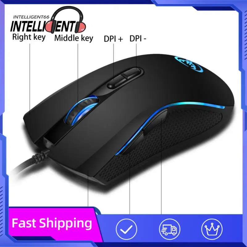 Office Optical Luminous Mouse Competitive Desktop Mouse 3200dpi Wired Gaming Mouse Pc Accessories E-sports Usb Ergonomic Mouse
Office Optical Luminous Mouse Competitive Desktop Mouse 3200dpi Wired Gaming Mouse Pc Accessories E-sports Usb Ergonomic Mouse