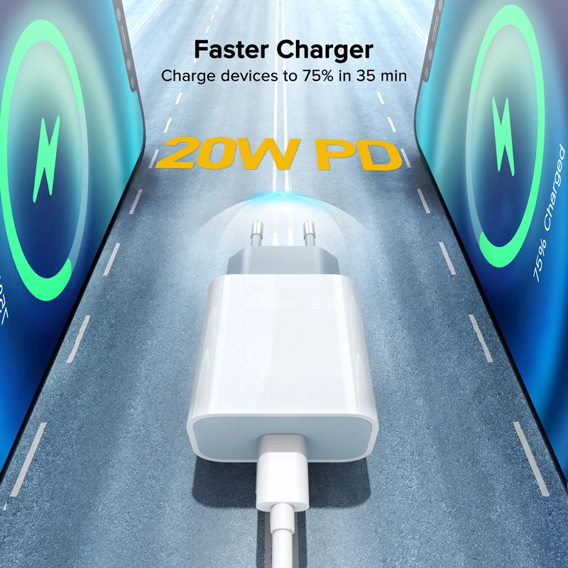 PD 20W USB Type C Charger For iPhone 13 12 Pro Max Fast Charging For Samsung Xiaomi 18W Mobile Phone Charger Adapter EU US Plug
PD 20W USB Type C Charger For iPhone 13 12 Pro Max Fast Charging For Samsung Xiaomi 18W Mobile Phone Charger Adapter EU US Plug