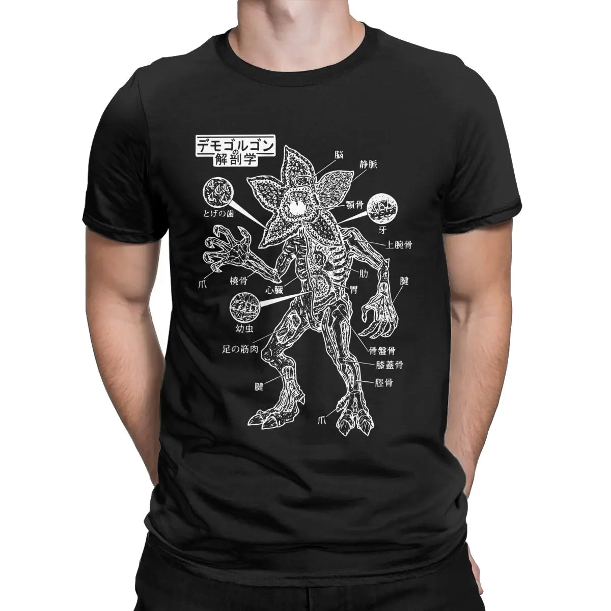 Demogorugon Anatomy Lines Stranger Things Men's clothing Pure Cotton Creative T-Shirts funny Shirt Short Sleeve Clothing Summer
Demogorugon Anatomy Lines Stranger Things Men's clothing Pure Cotton Creative T-Shirts funny Shirt Short Sleeve Clothing Summer