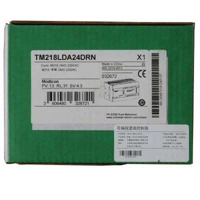 Новый оригинальный товар в коробке TM218LDA24DRN {склад} гарантия 1 год отправка в течение 24 часов
Новый оригинальный товар в коробке TM218LDA24DRN {склад} гарантия 1 год отправка в течение 24 часов