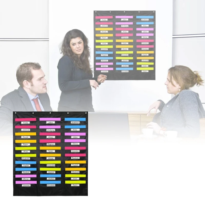 Hanging File Folder 30 Pockets and 5 Over The Door Hanger, Wall Mount Document Letter Pocket Chart
Hanging File Folder 30 Pockets and 5 Over The Door Hanger, Wall Mount Document Letter Pocket Chart
