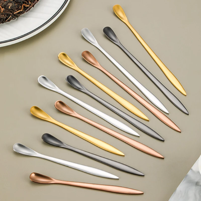 Stainless Steel Teaspoon Taking Pu'er Tea Needle Teaspoon Taking Integrated Dual-use Spoon Long Handle Stirring Ice Spoon
Stainless Steel Teaspoon Taking Pu'er Tea Needle Teaspoon Taking Integrated Dual-use Spoon Long Handle Stirring Ice Spoon