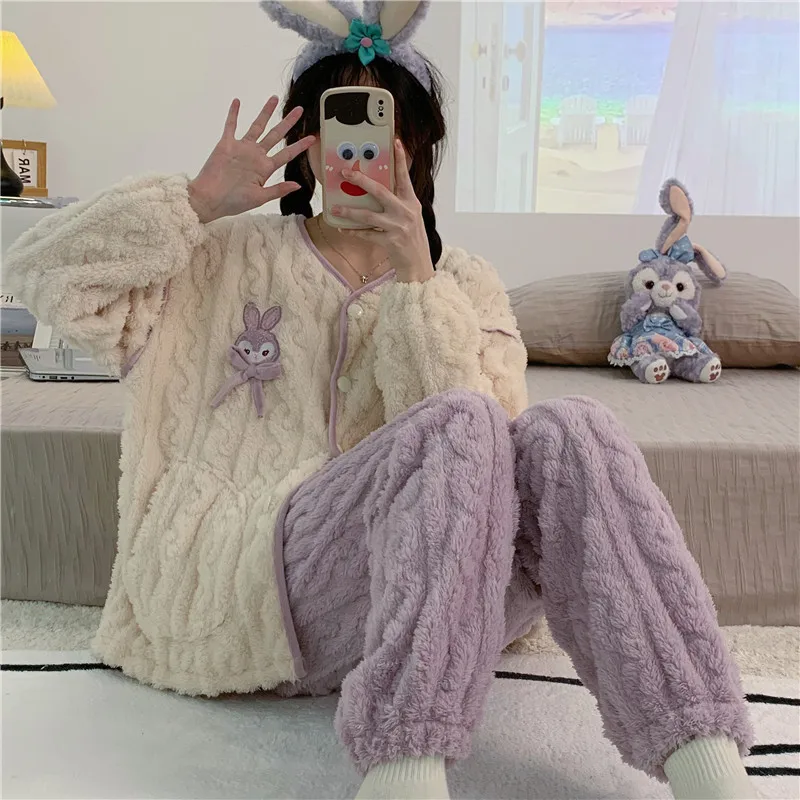 Милые флисовые пижамы Kawaii из мультфильма «диснеевские Аниме» Stellalou Linabell, зимние толстые теплые домашние пижамы, набор одежды, подарок для де...
Милые флисовые пижамы Kawaii из мультфильма «диснеевские Аниме» Stellalou Linabell, зимние толстые теплые домашние пижамы, набор одежды, подарок для де...