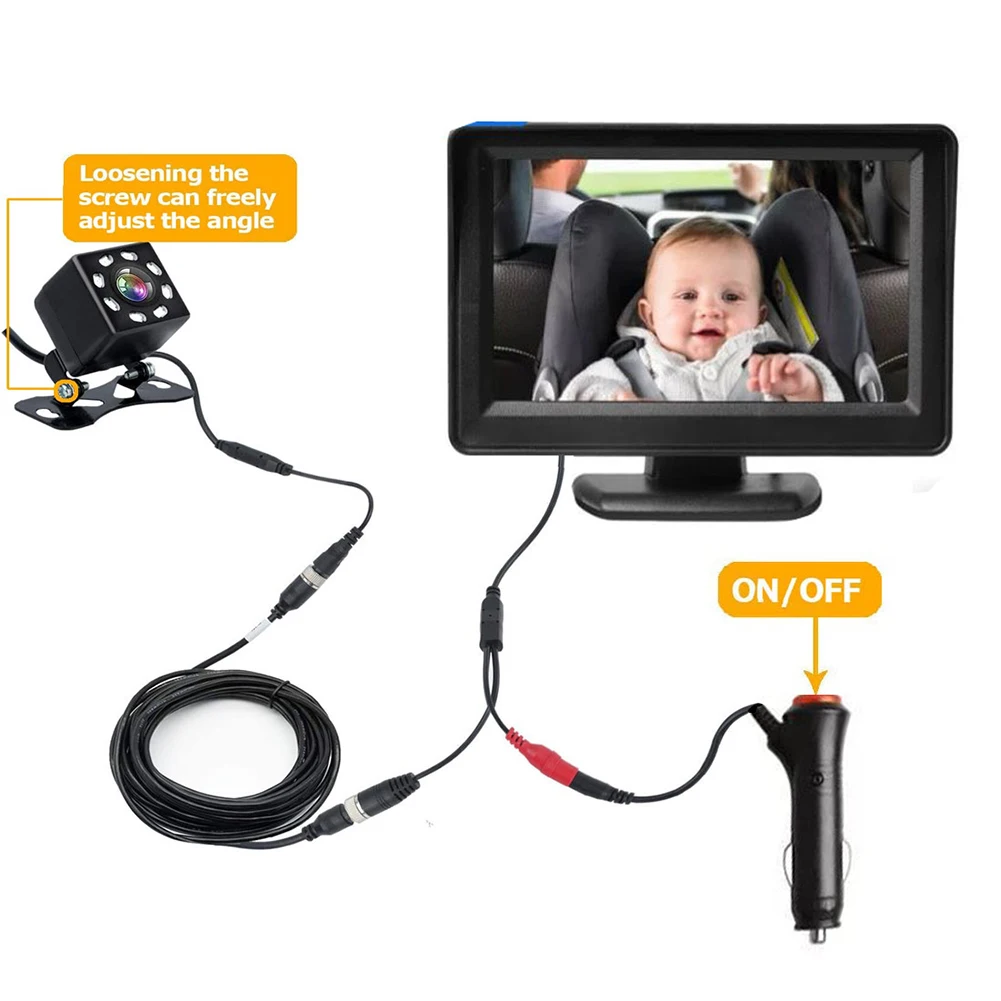 Car Accessories 4.3 Inch Monitor 4.3 Inch Monitor DC 9-32V Max120mA Protection Parts Interior Replacement Parts
Car Accessories 4.3 Inch Monitor 4.3 Inch Monitor DC 9-32V Max120mA Protection Parts Interior Replacement Parts