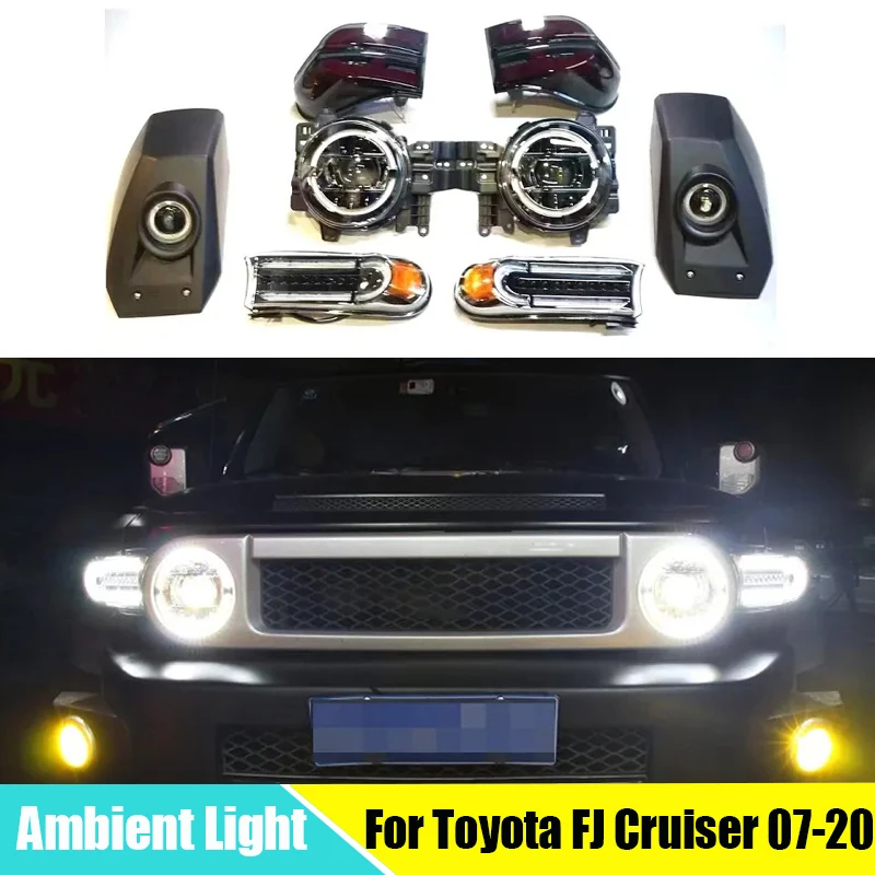Tail light for Toyota FJ Cruiser 2007-2020 Assembly Rear Bumper Plug and Play Body Kits Taillight Car LED Accessories
Tail light for Toyota FJ Cruiser 2007-2020 Assembly Rear Bumper Plug and Play Body Kits Taillight Car LED Accessories