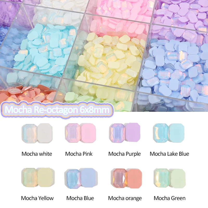 Mocha Flat Back Re-octagonal Glass Crystal Nail Art Rhinestone Stone 3D Suitable For DIY Manicure Diamond 6X8MM 30/100Pcs
Mocha Flat Back Re-octagonal Glass Crystal Nail Art Rhinestone Stone 3D Suitable For DIY Manicure Diamond 6X8MM 30/100Pcs