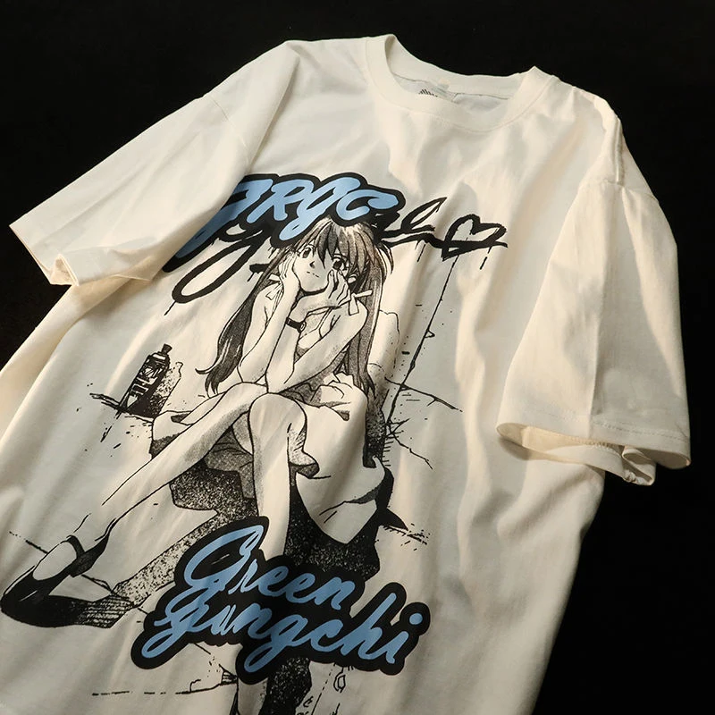 Oversized T Shirts Men's T Shirt Anime Asuka Print Y2k Clothes Japanese Graphic Kawaii E-girl Streetwear Harajuku Grunge Tops
Oversized T Shirts Men's T Shirt Anime Asuka Print Y2k Clothes Japanese Graphic Kawaii E-girl Streetwear Harajuku Grunge Tops