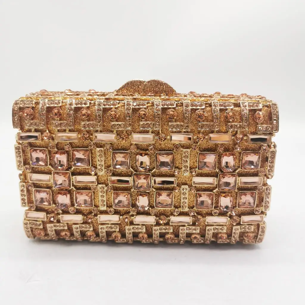 Lady Gold Metal Purple/Blue/Green Crystal Purse Women Handbag Evening Wedding Bridal Clutches Luxury Bridal Lady Party Phone Bag
Lady Gold Metal Purple/Blue/Green Crystal Purse Women Handbag Evening Wedding Bridal Clutches Luxury Bridal Lady Party Phone Bag