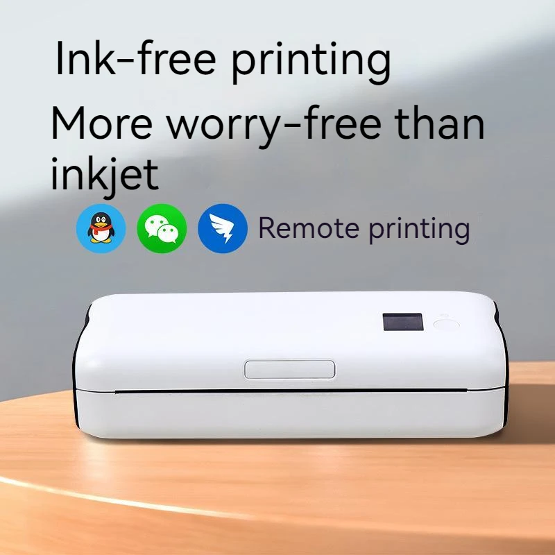 NEW A4 Portable Thermal Printer Mobile Mini Office Bluetooth Machine Thermal Paper Roll heat Transfer No Need Link Or Ribbon
NEW A4 Portable Thermal Printer Mobile Mini Office Bluetooth Machine Thermal Paper Roll heat Transfer No Need Link Or Ribbon