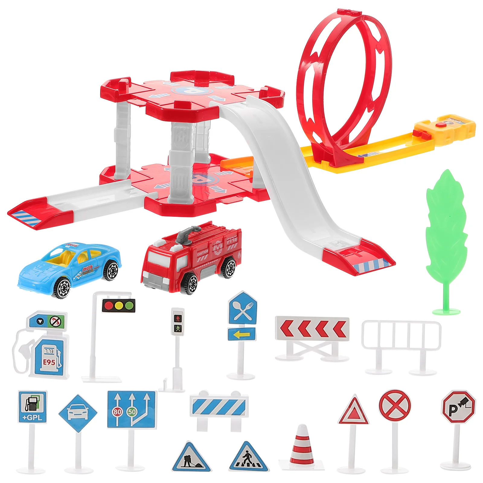 1 Set Educational Colorful Railway Toy Race Track Toy Sliding Car Toy Fire Engine Plaything Rail Car Toy DIY Track Car Toy
1 Set Educational Colorful Railway Toy Race Track Toy Sliding Car Toy Fire Engine Plaything Rail Car Toy DIY Track Car Toy