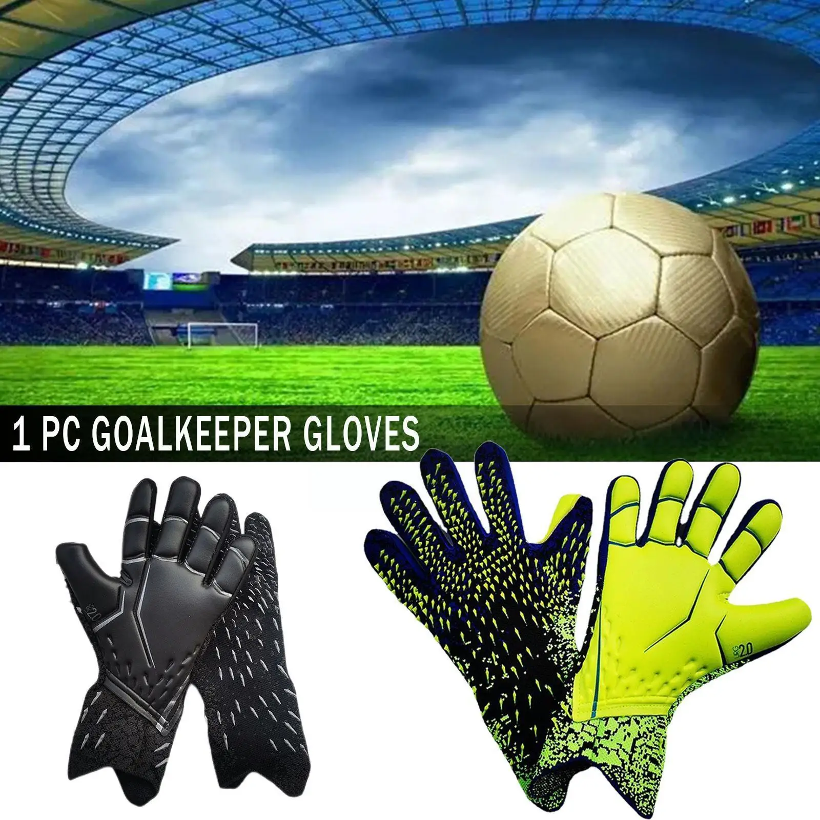 Goalie Gloves Latex Soccer Goalie Goalkeeper Gloves Football Thicken Gloves Finger Anti-slip G Equipment Glove S K9t8
Goalie Gloves Latex Soccer Goalie Goalkeeper Gloves Football Thicken Gloves Finger Anti-slip G Equipment Glove S K9t8