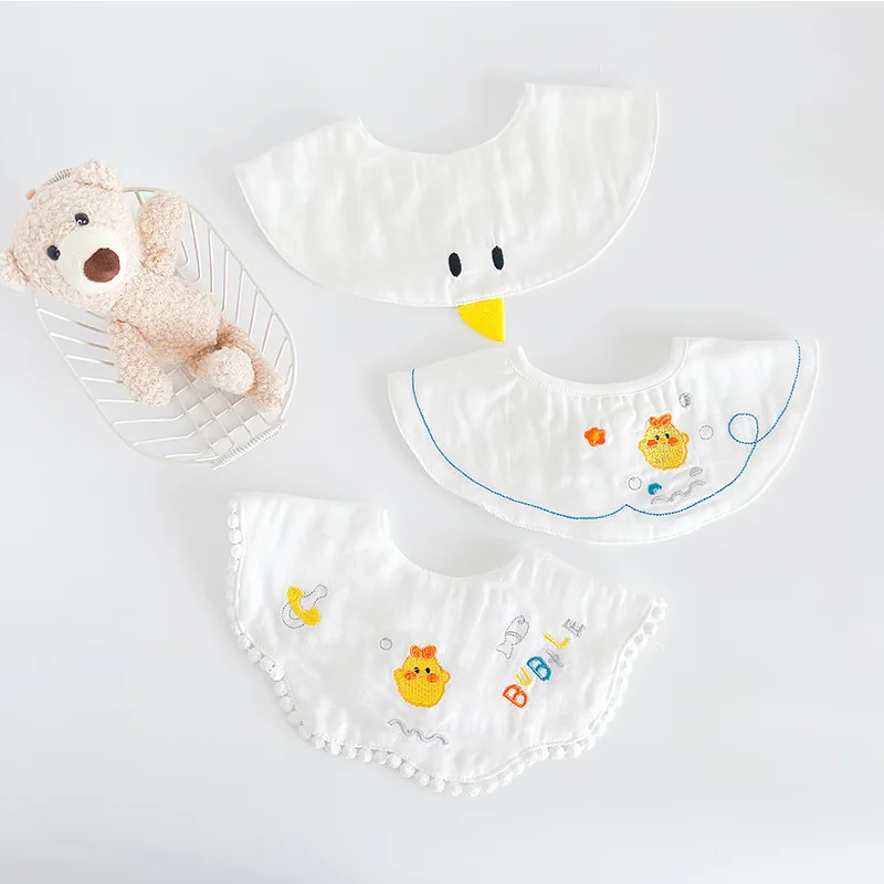 3 шт., Детские хлопковые нагрудники с вышивкой
3 шт., Детские хлопковые нагрудники с вышивкой