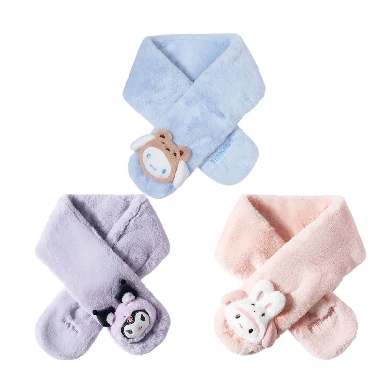 Kawaii Kuromi My Melody Cinnamoroll Sanrio Doll Plush Scarf Cute Cartoon Winter Windproof Warm Scarfs Jk Scarf Girl Gifts
Kawaii Kuromi My Melody Cinnamoroll Sanrio Doll Plush Scarf Cute Cartoon Winter Windproof Warm Scarfs Jk Scarf Girl Gifts