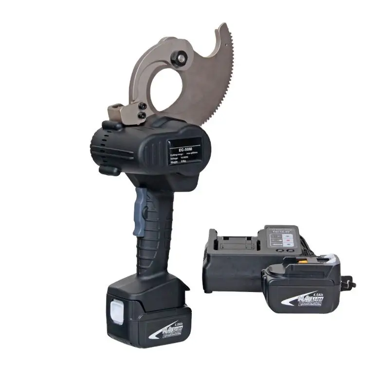 EC-50M EC-65M battery powered electric cordless hydraulic cable cutter tool ratchet max 65 mm Cu Al cable wire scissors
EC-50M EC-65M battery powered electric cordless hydraulic cable cutter tool ratchet max 65 mm Cu Al cable wire scissors