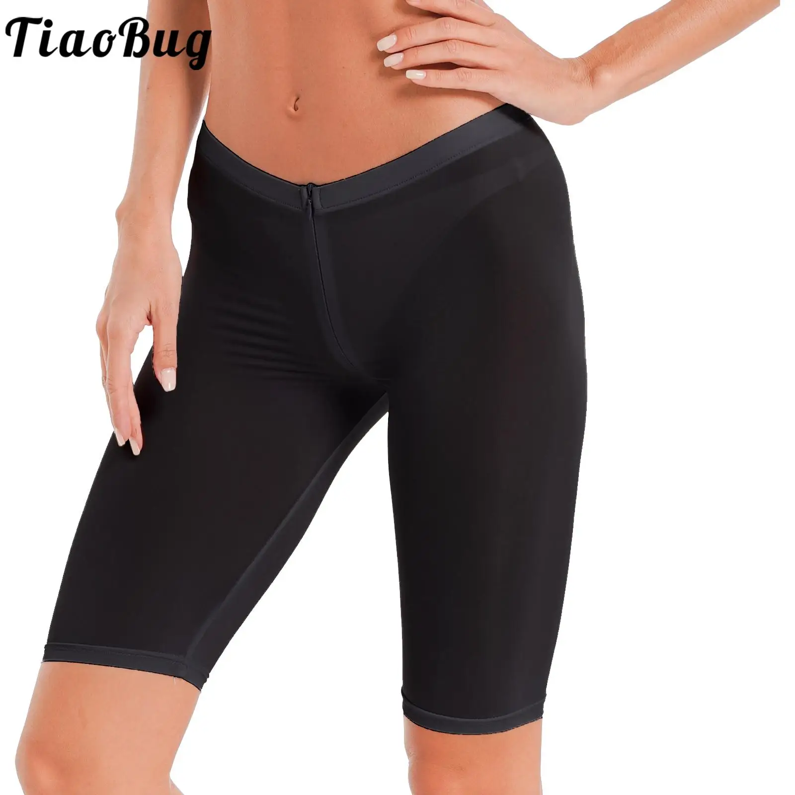 Womens Solid Color Low Rise Zipper Crotch Shorts Workout Yoga Gym Swimming Semi Nightwear See-through Short Pants
Womens Solid Color Low Rise Zipper Crotch Shorts Workout Yoga Gym Swimming Semi Nightwear See-through Short Pants