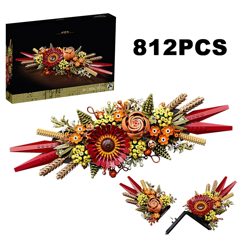 Creative 10313 Wildflower Bouquet Flowers Building Blocks Creative Home Desk Plant Decoration Assemble Bricks Toys Gift For Girl
Creative 10313 Wildflower Bouquet Flowers Building Blocks Creative Home Desk Plant Decoration Assemble Bricks Toys Gift For Girl