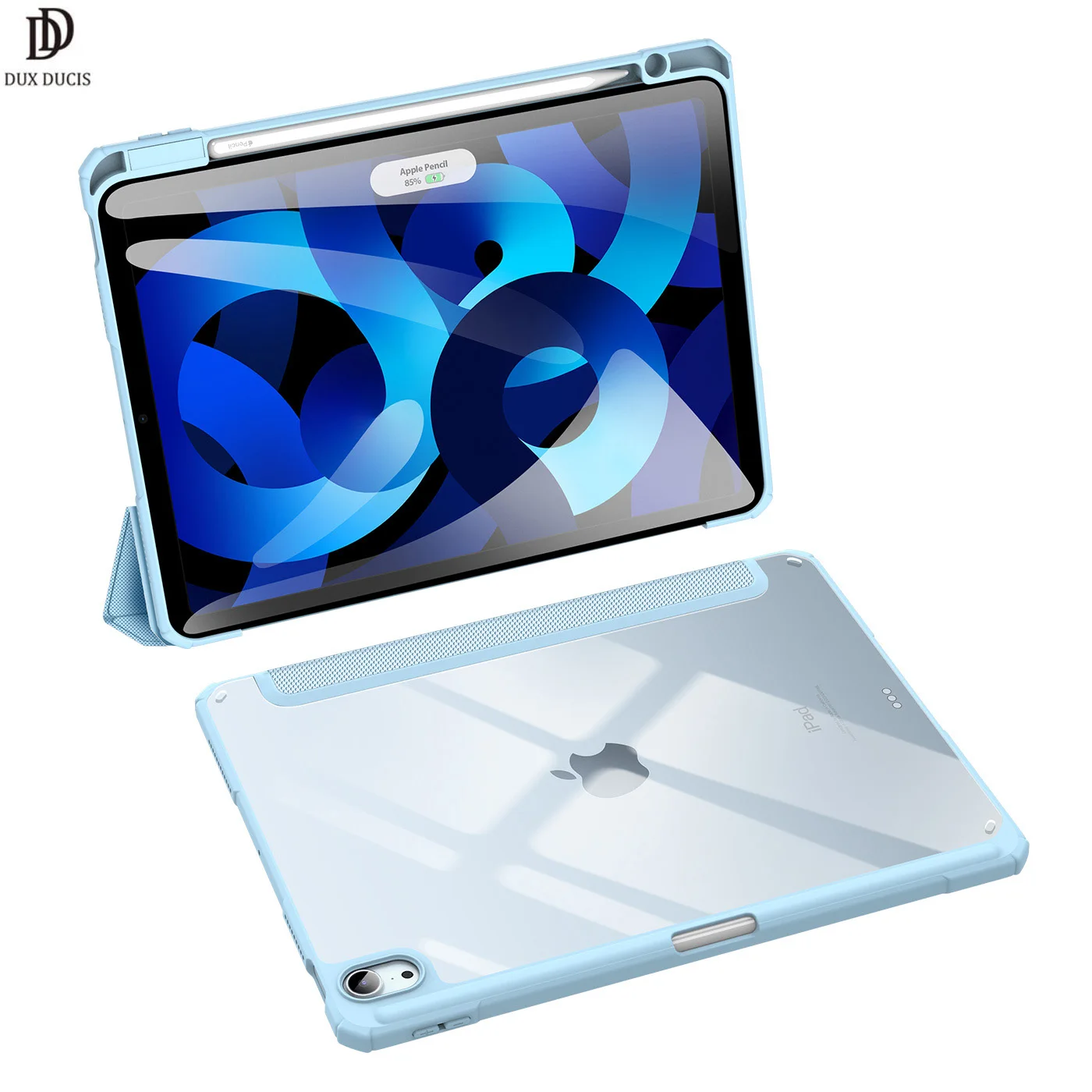 For iPad Air 4/5 10.9'' Tablet Leather Case Smart Sleep Wake DUX DUCIS Toby Series with Pencil Holder Trifold Stand Clear Back
For iPad Air 4/5 10.9'' Tablet Leather Case Smart Sleep Wake DUX DUCIS Toby Series with Pencil Holder Trifold Stand Clear Back