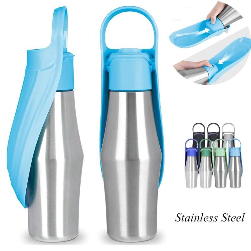 750ml Portable Dog Water Bottle Stainless Steel Outdoor Travel Drinking Bowl for Puppy Cat Water Cups Feeder Pet Accessories
750ml Portable Dog Water Bottle Stainless Steel Outdoor Travel Drinking Bowl for Puppy Cat Water Cups Feeder Pet Accessories