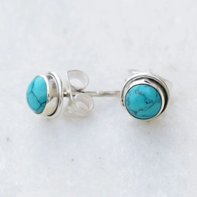 Bohemian Blue Stone Small Stud Earring for Women Retro Ethnic Earrings Girls Wedding Party Accessories Birthday Gift
Bohemian Blue Stone Small Stud Earring for Women Retro Ethnic Earrings Girls Wedding Party Accessories Birthday Gift