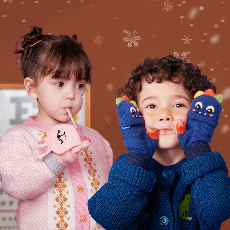 Kocotree Animal Label Writing Gloves for Children Half Finger Clamshell Winter Five Finger Warm Christmas Gloves
Kocotree Animal Label Writing Gloves for Children Half Finger Clamshell Winter Five Finger Warm Christmas Gloves
