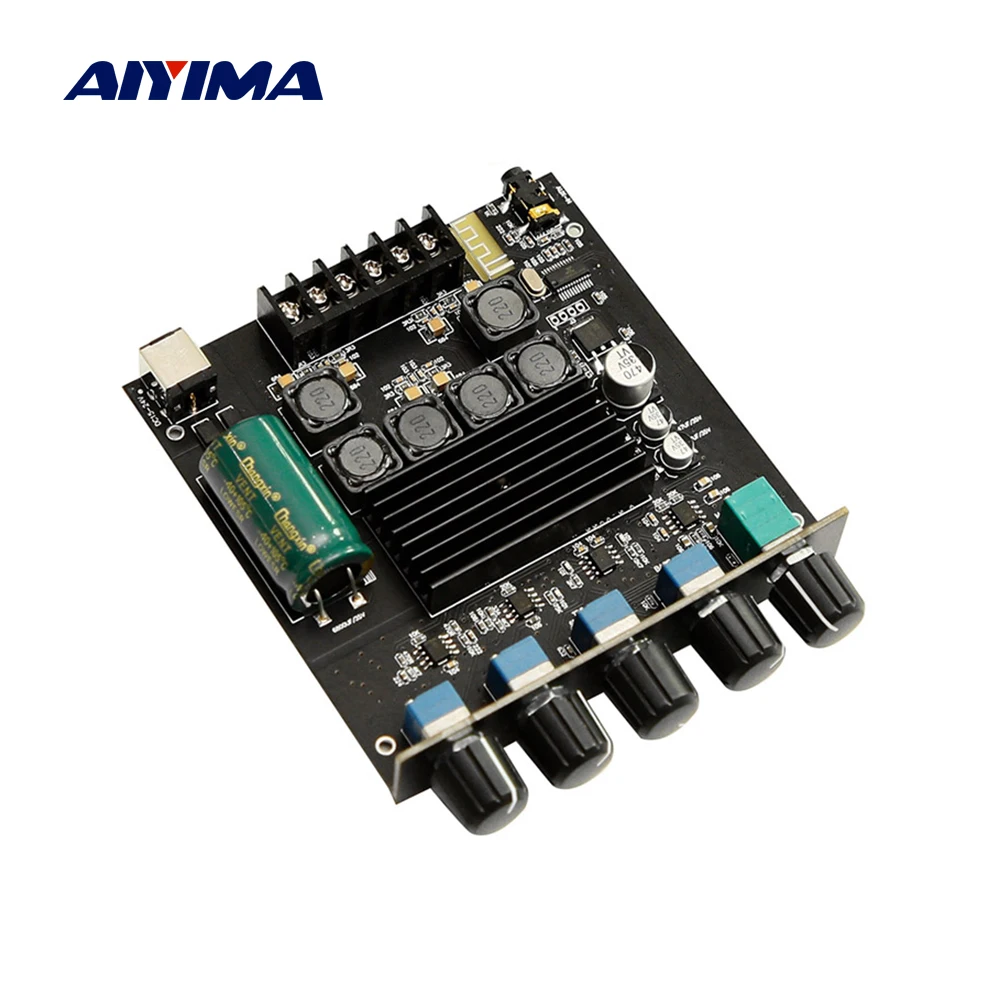 

AIYIMA TPA3116 Bluetooth Amplifier Audio Board 50Wx2+100W Class D Speaker Sound Amplifiers 2.1 Home Power Amplificador Amp