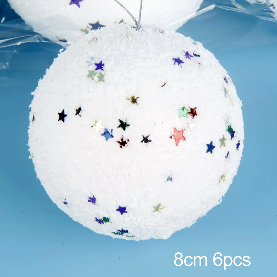 Colorful White Foam Christmas Ball Christmas Tree Decoration Pendant Xmas Snowball Ornaments Christmas Home Decorations
Colorful White Foam Christmas Ball Christmas Tree Decoration Pendant Xmas Snowball Ornaments Christmas Home Decorations