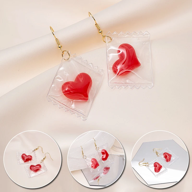 Earrings Korean Cute Candy Fruits Spun Sugar Stylish Drop Earrings Funny Heart Lollipop Sweet Resign Rainbow Jewelrys for Girls
Earrings Korean Cute Candy Fruits Spun Sugar Stylish Drop Earrings Funny Heart Lollipop Sweet Resign Rainbow Jewelrys for Girls