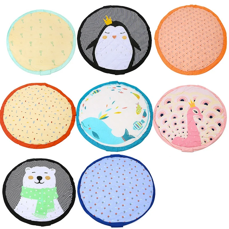 Baby Crawling Round Cotton Drawstring One-Shoulder Portable Can Put Stroller Cartoon Animal Climbing Mat
Baby Crawling Round Cotton Drawstring One-Shoulder Portable Can Put Stroller Cartoon Animal Climbing Mat