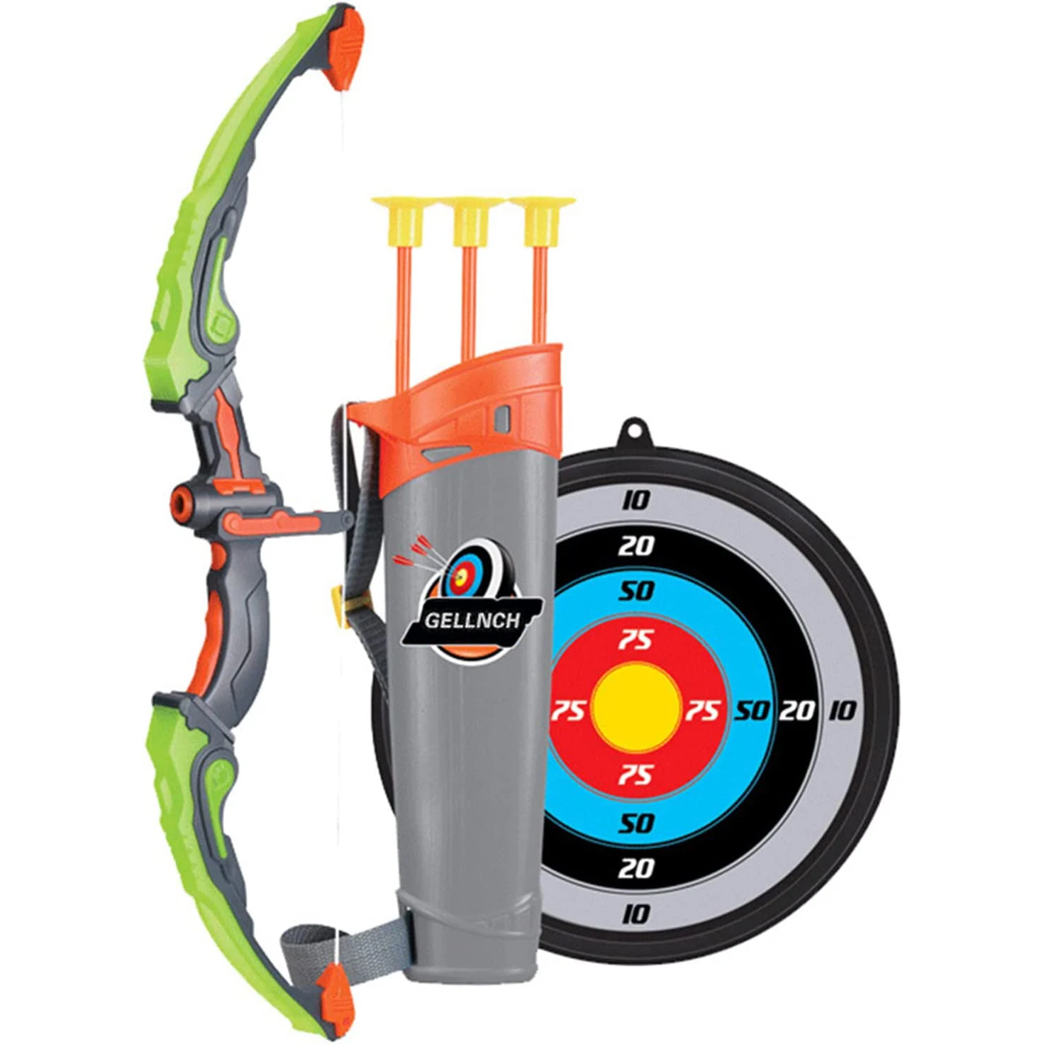 GELLNCH Toy bows and arrows Archery Set with Suction Cups Arrows, Target, and Quiver, for Children Above 6 Years Old (A)
GELLNCH Toy bows and arrows Archery Set with Suction Cups Arrows, Target, and Quiver, for Children Above 6 Years Old (A)