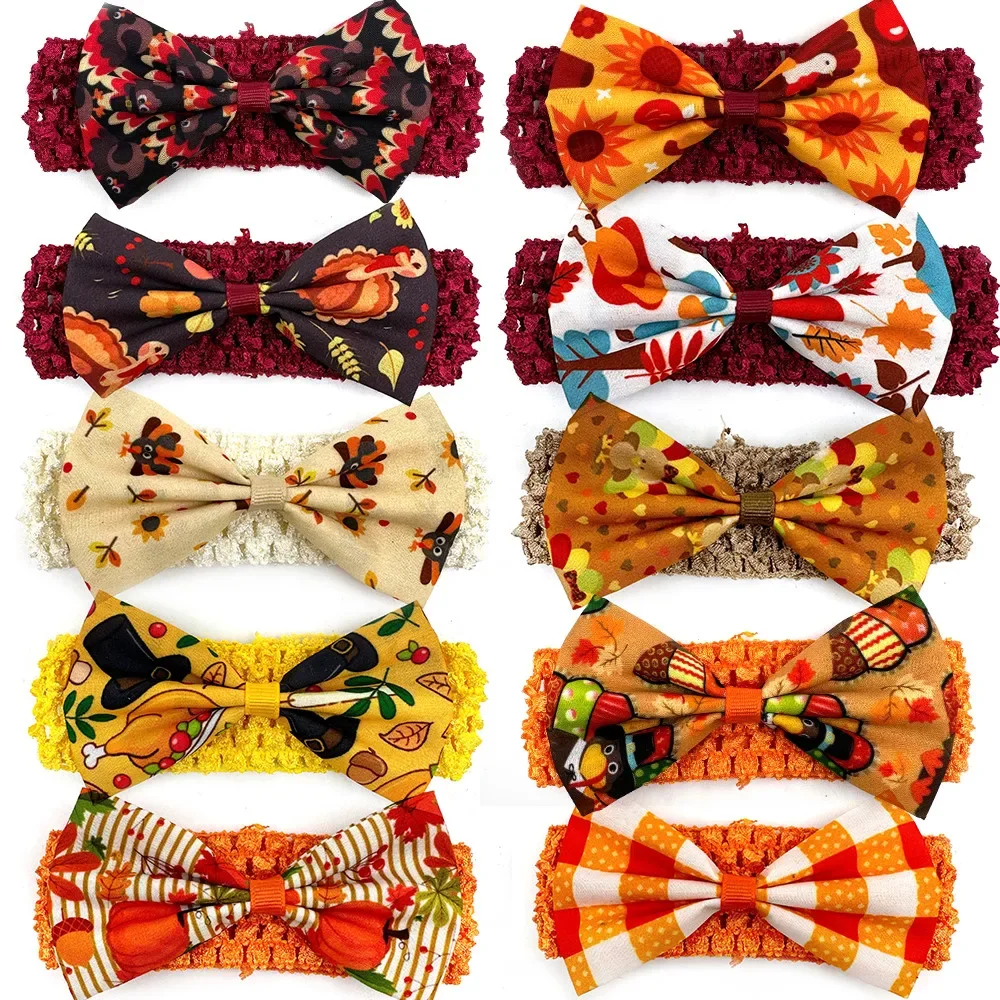 

Dog Necktie Pets Thanksgiving Bowtie Pets Large 30/50pcs Supplies Dog Small Fall Grooming Dog Middle Product Accessories Tie Bow