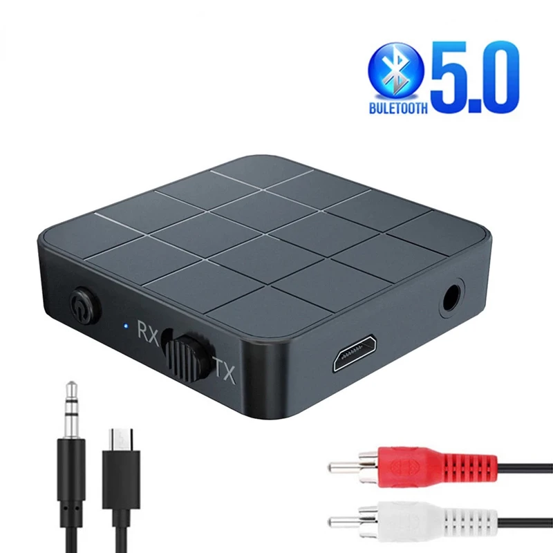 Bluetooth 5.0 Audio Receiver Transmitter AUX RCA 3.5 3.5MM Jack Stereo Music Wireless Adapter USB Dongle For Car TV PC Headphone
Bluetooth 5.0 Audio Receiver Transmitter AUX RCA 3.5 3.5MM Jack Stereo Music Wireless Adapter USB Dongle For Car TV PC Headphone